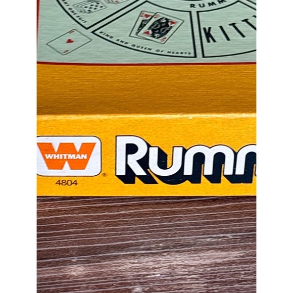 Whitman Rummy Royal Deluxe Edition Card Game Board Chips Ages 7 to Adult - Picture 4 of 9